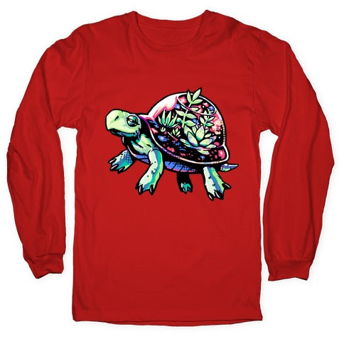 Turtle Succulent Terrarium Longsleeve Tee